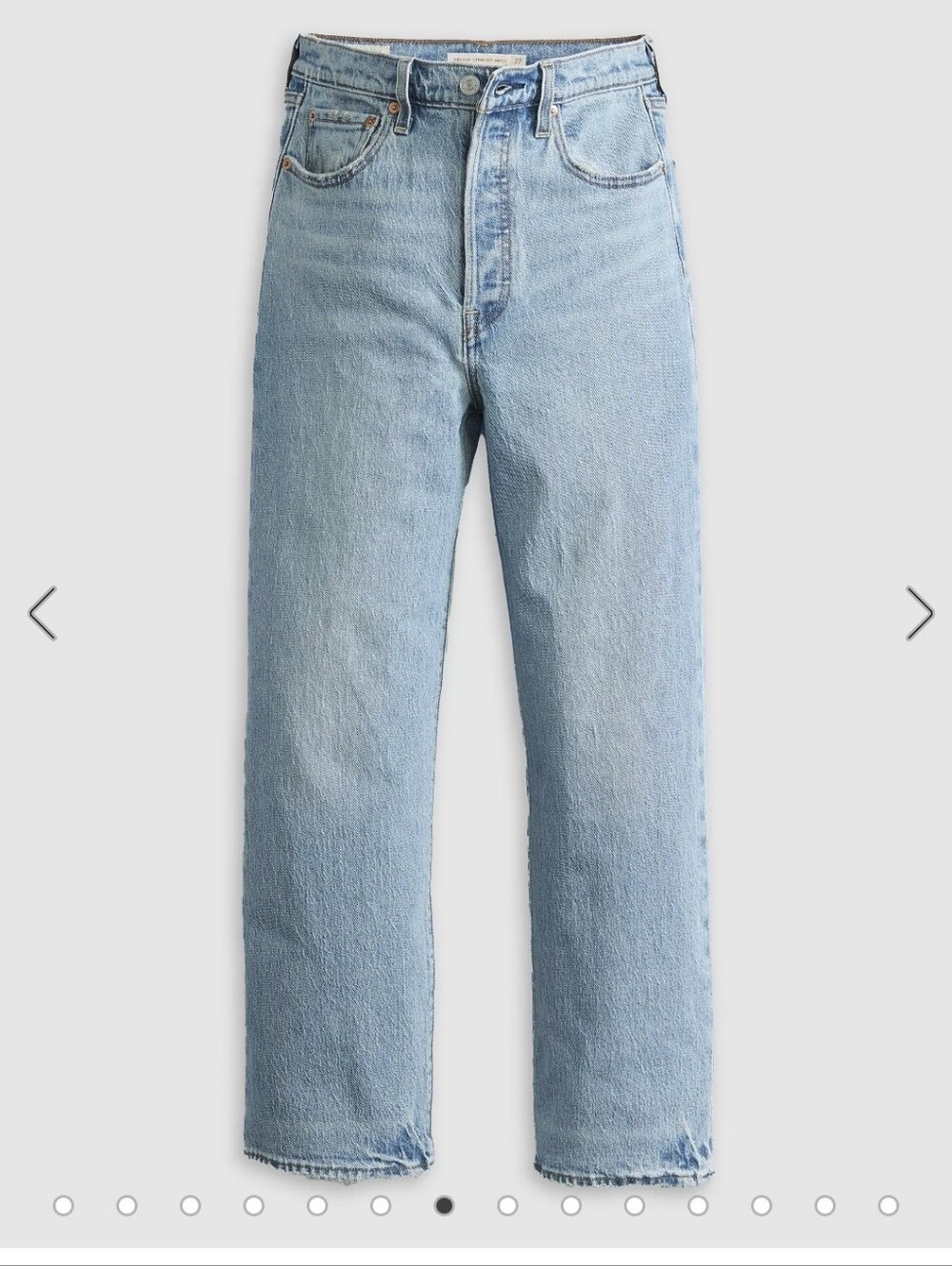NWT Levi's Ribcage Straight Ankle Jeans Size 28 Light Wash
